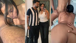 Horny Mallu Girl Blowjob – Threesome Sex Video